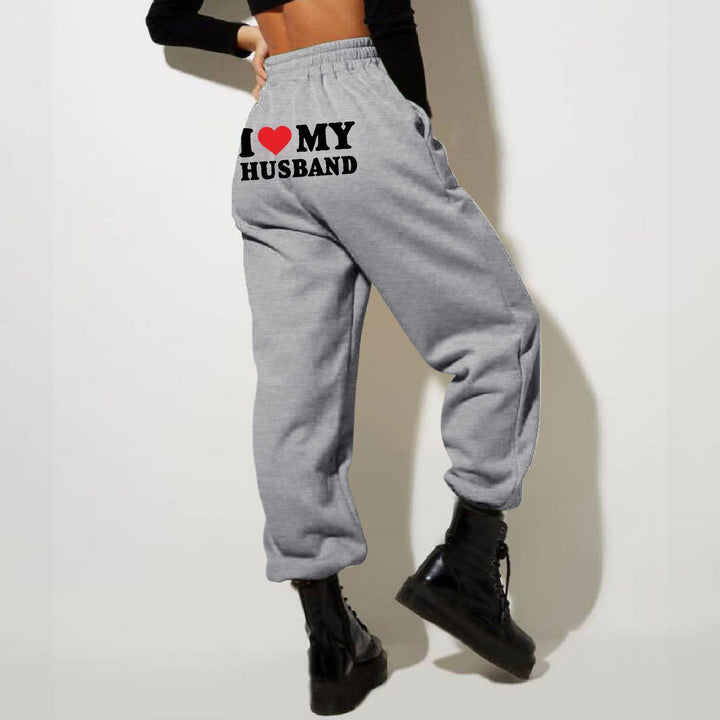 Iris | Women's High Waist Printed Joggers