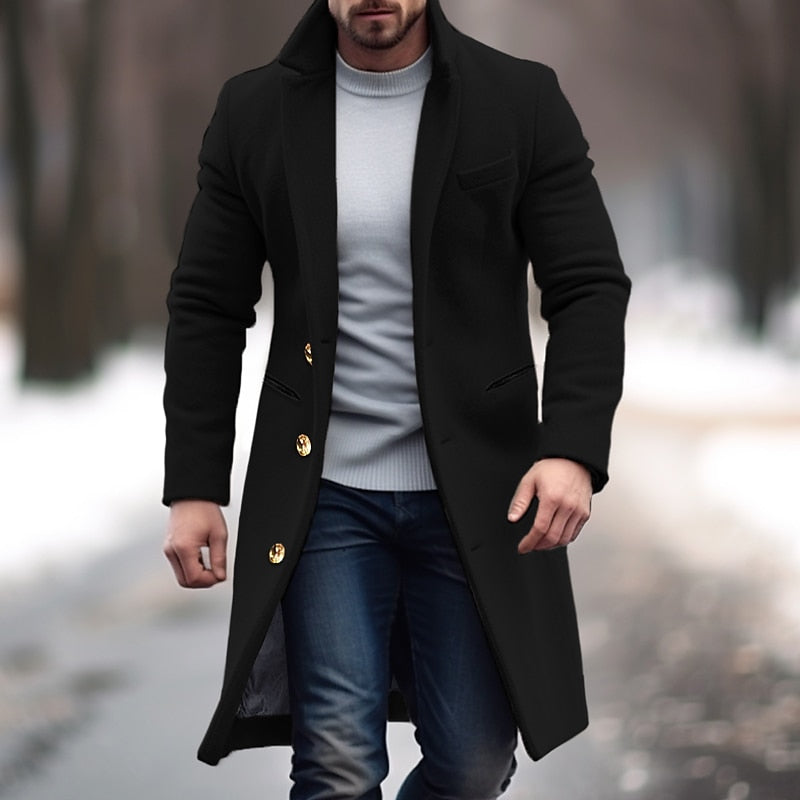 Kenneth - Elegant long winter coat