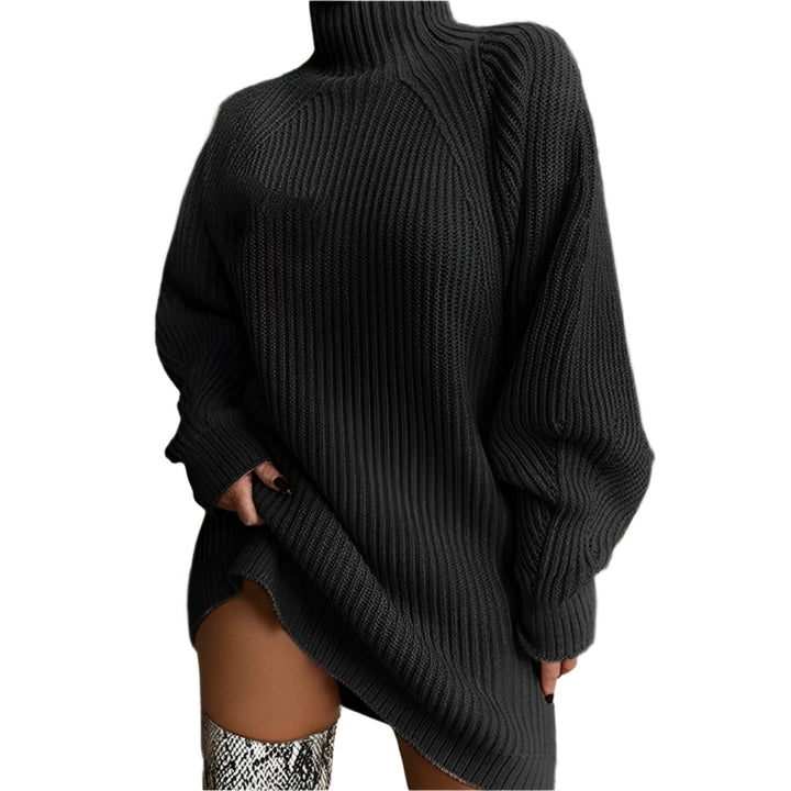 Vivienne | Oversized Women's Turtleneck Sweater for Winter