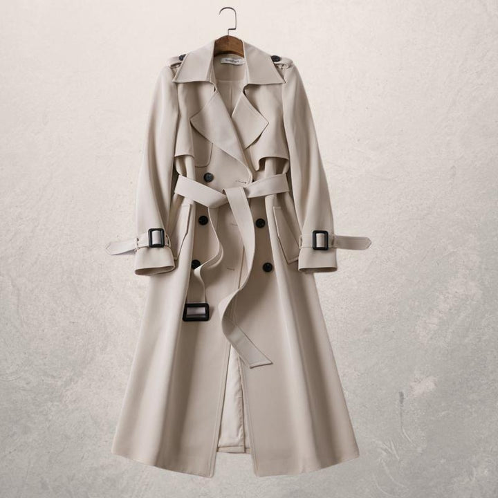 Amelia | Women's Stylish Windproof Trench Coat
