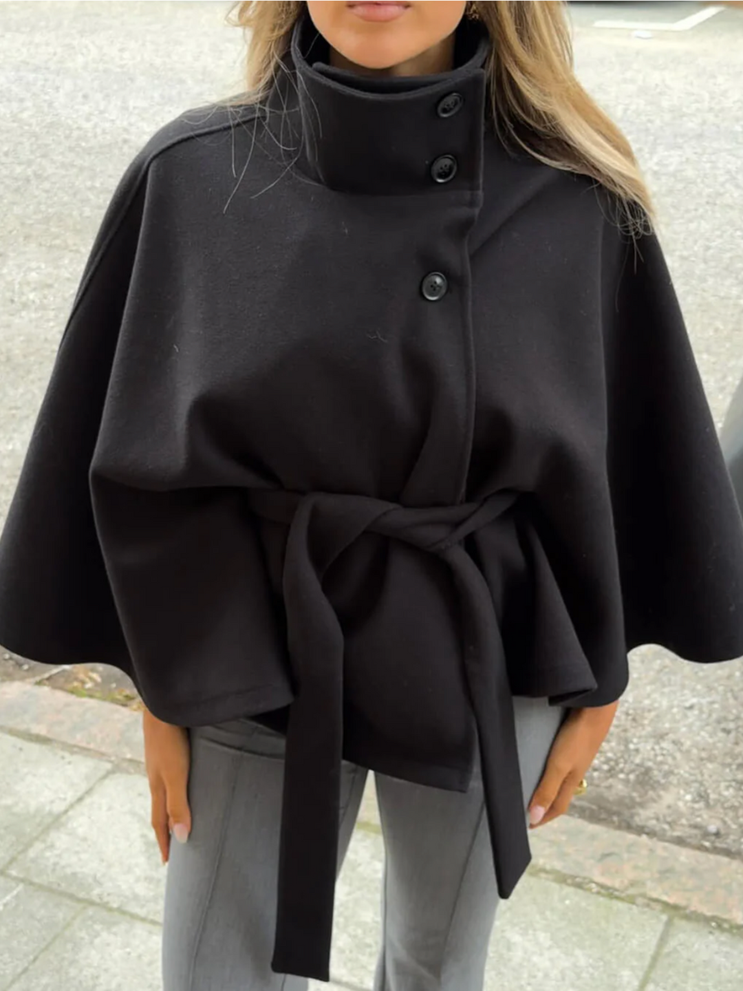 Charlotte | Elegant Cape Coat