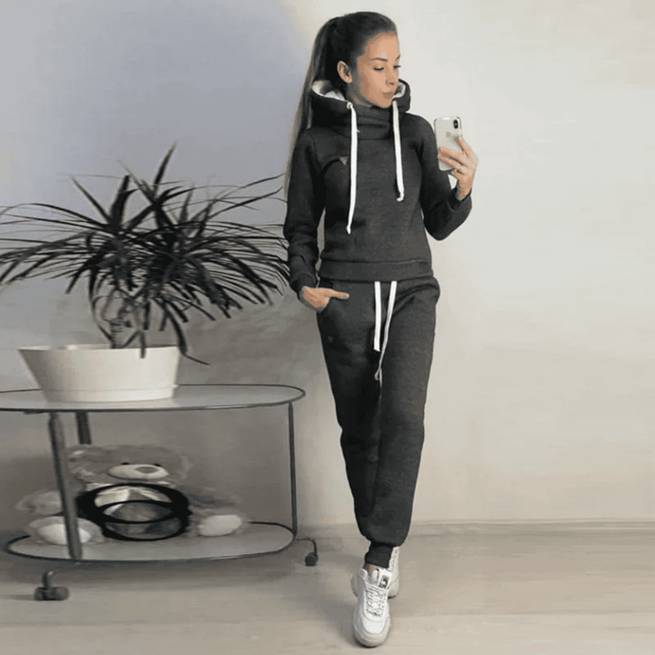 Florence | Women's Solid Color Tracksuit Set