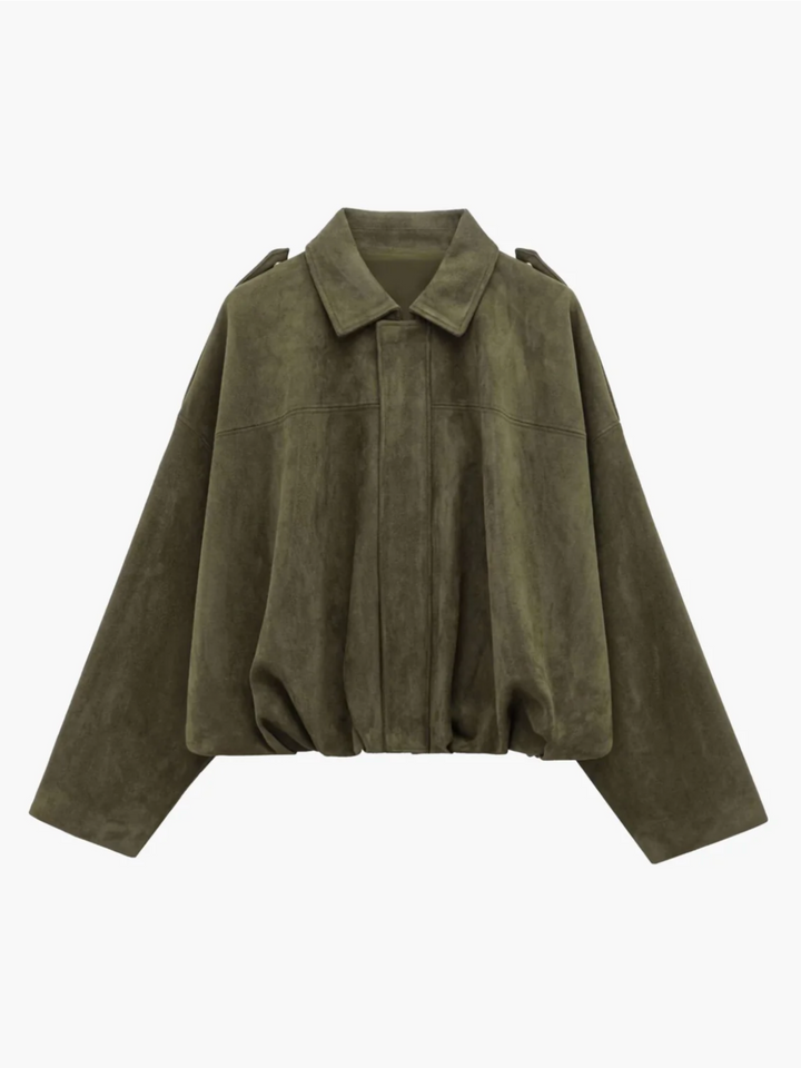 Isabella | Minimalist Suede Jacket