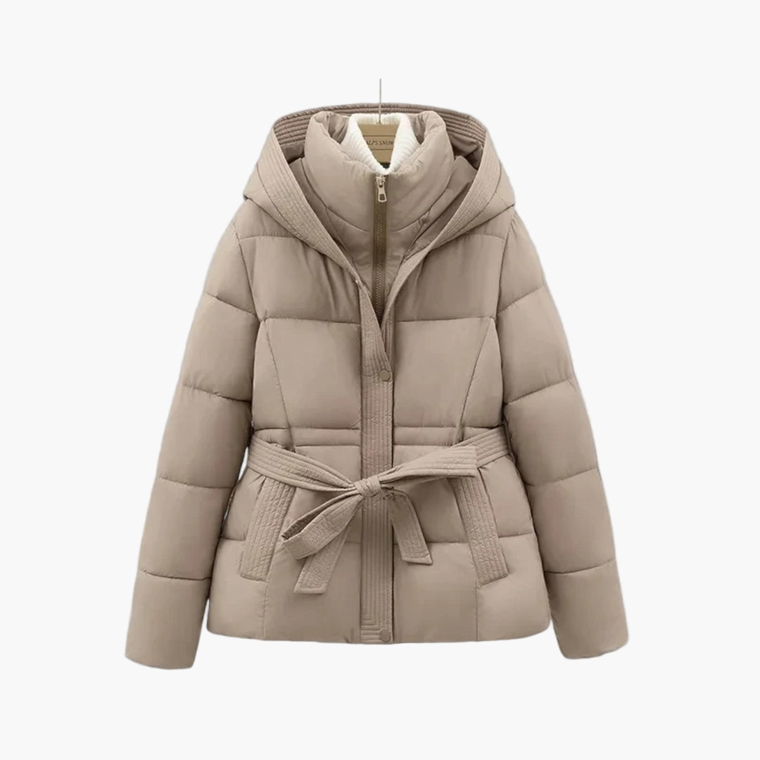 Matilda | Women's Elegant Winter Jacket with Belt