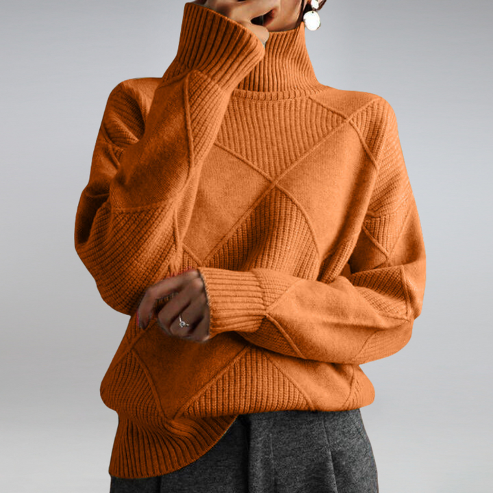 Tabitha | Winter-Ready Women's Cashmere Turtleneck Sweater