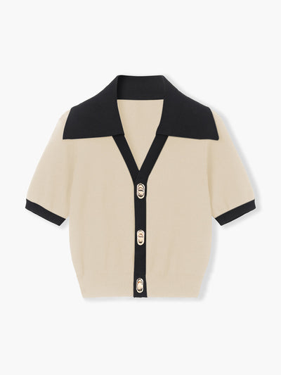 Effortless Collared Top