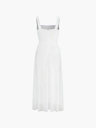 Semi-Sheer Cami Long Dress