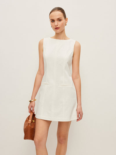 Sleeveless Denim Dress
