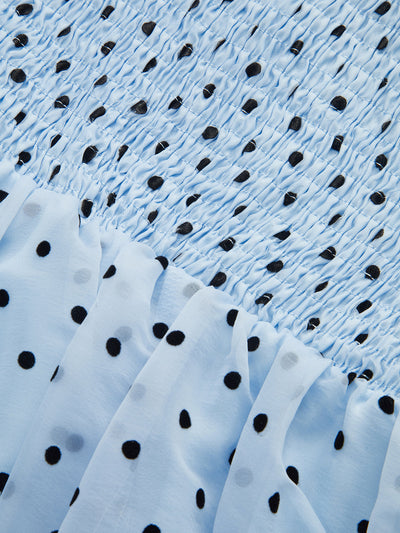 Polka Dot Dress With Removable Belt