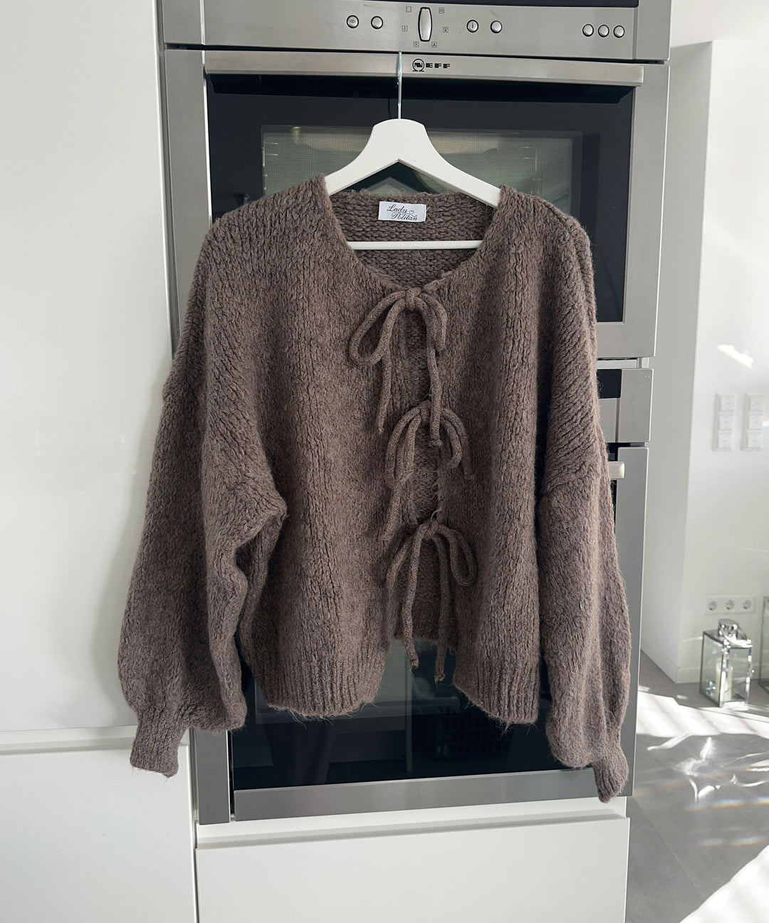 Lucy | Women's Brown Sweater Cardigan