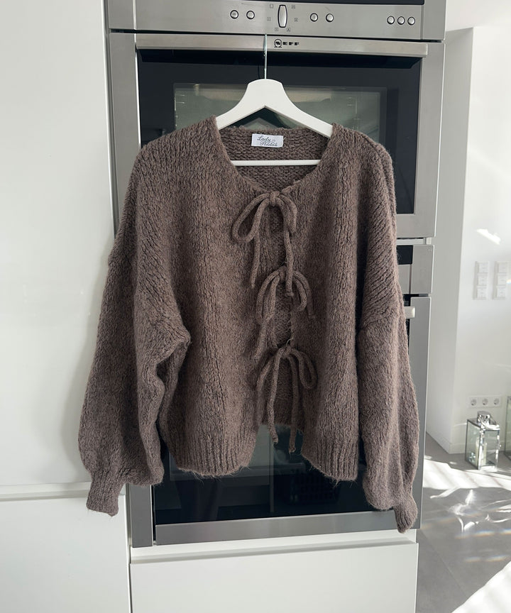 Lucy | Women's Brown Sweater Cardigan