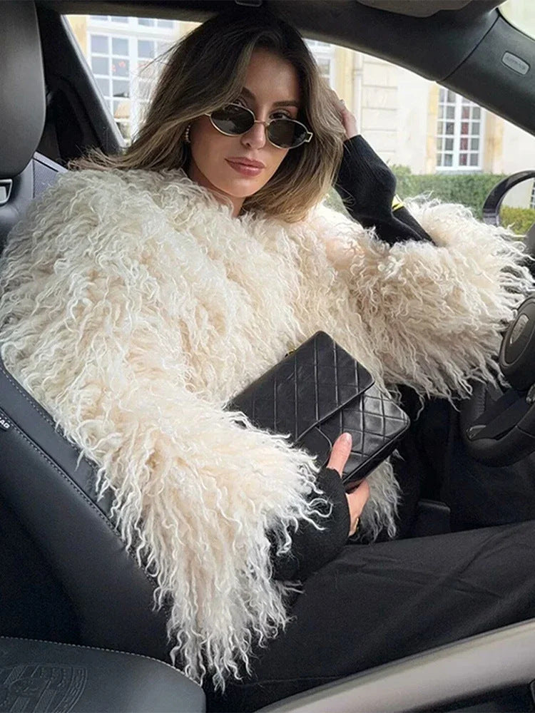 Martha | Faux Fur Shaggy Jacket