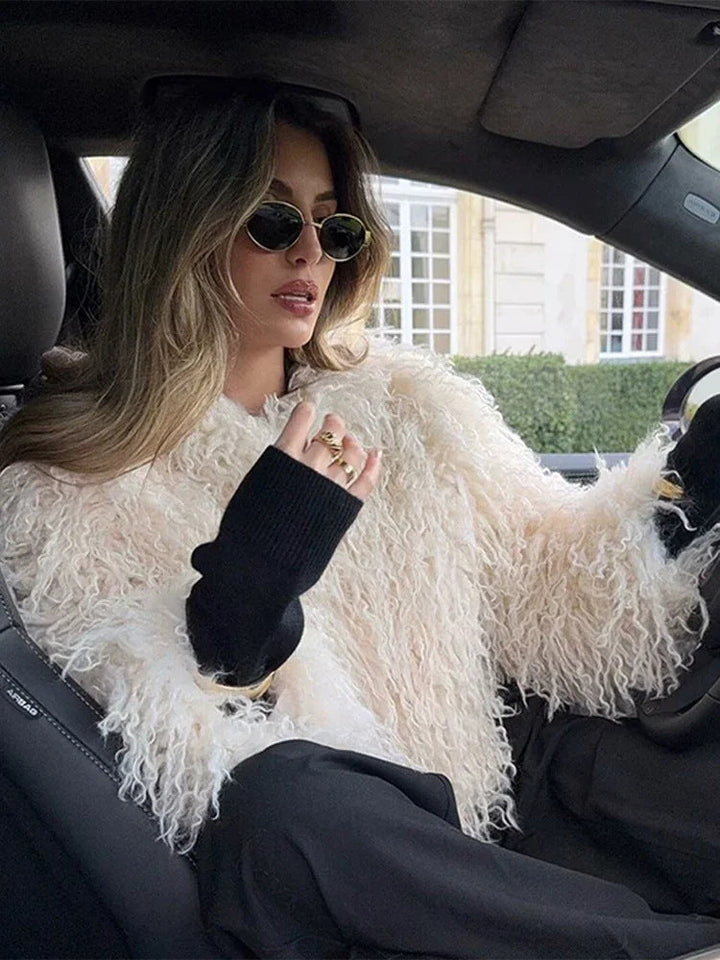Martha | Faux Fur Shaggy Jacket