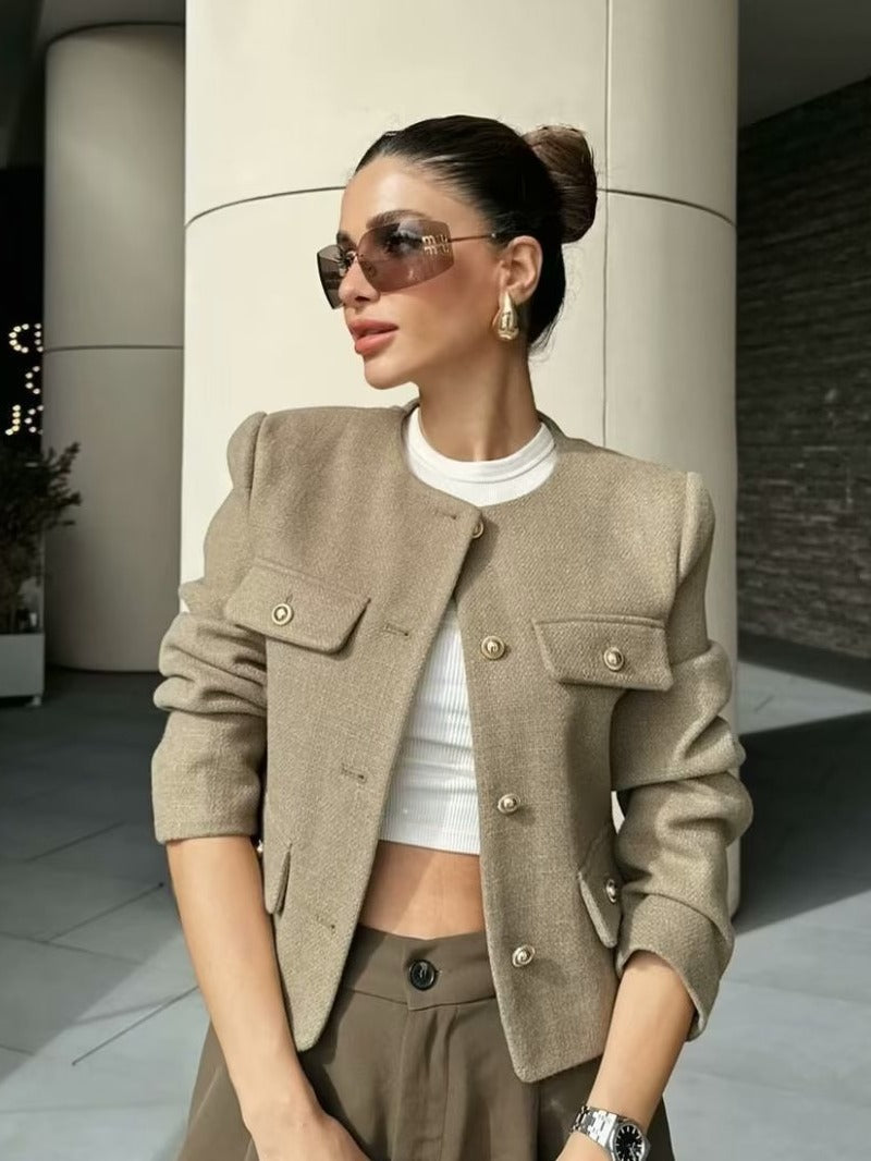 Beatrice | Vintage Cropped Jacket