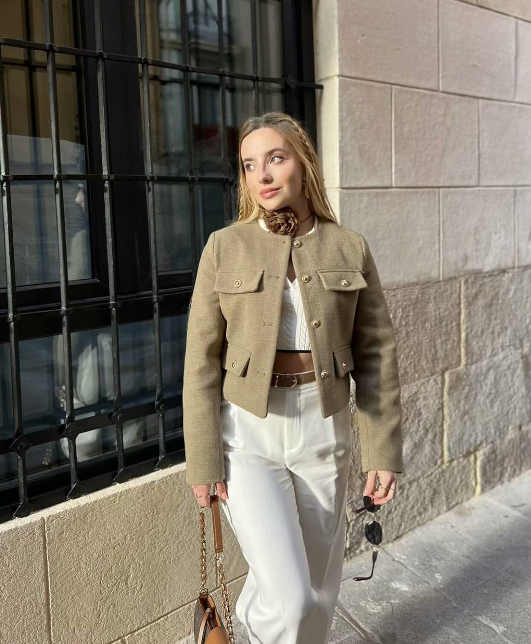 Beatrice | Vintage Cropped Jacket