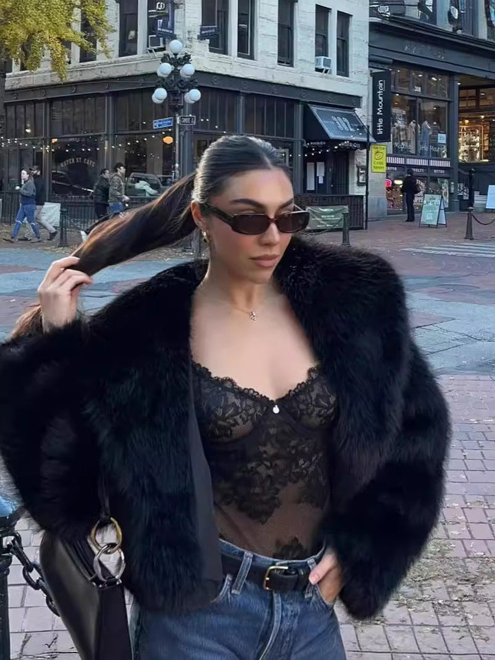 Rose | Faux Fur Coat