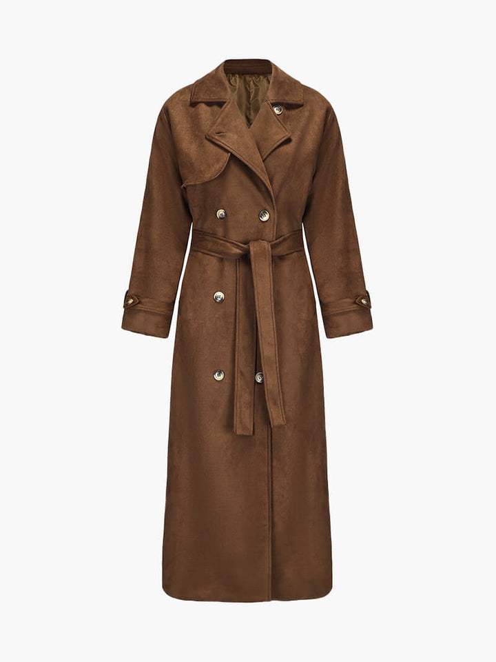 Annabelle | Suede Trench Coat