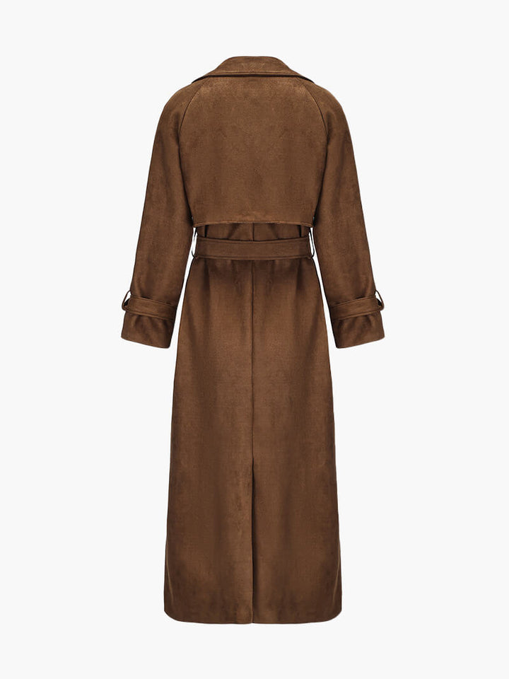 Annabelle | Suede Trench Coat