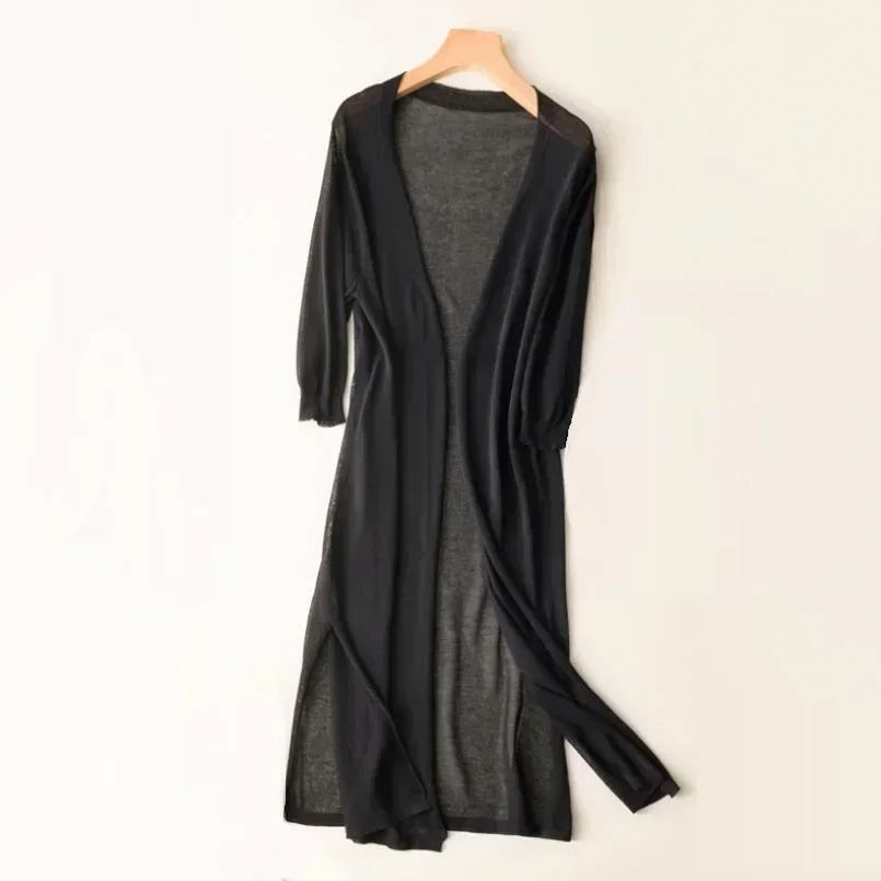 Elda -  Lightweight Long Cardigan