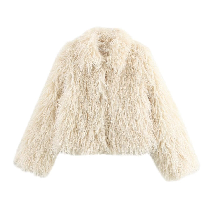 Georgia | Long Sleeve Fur Coat