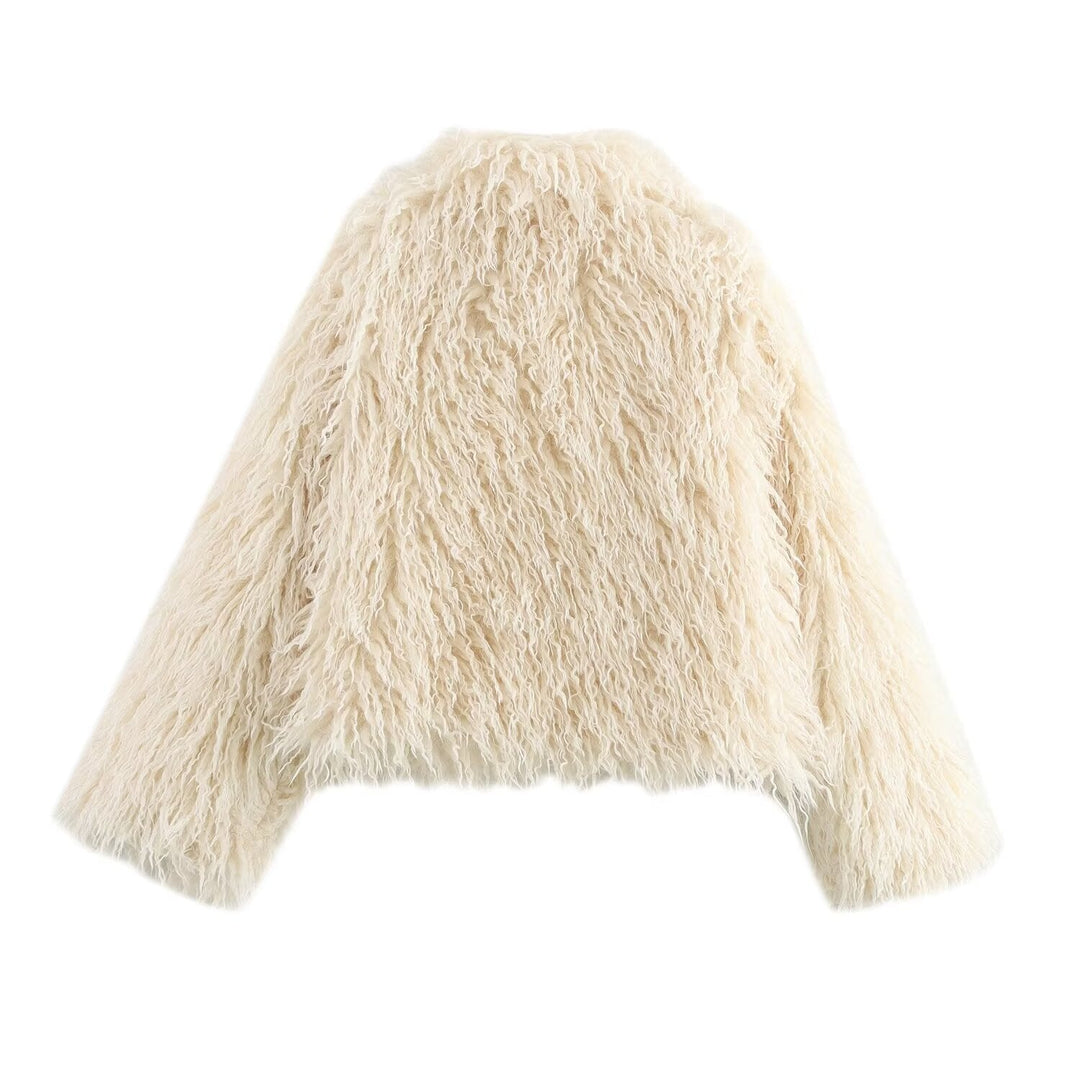 Georgia | Long Sleeve Fur Coat