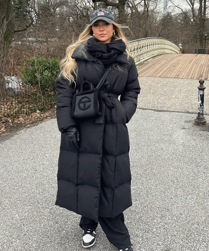 Lucy | Women's Oversized Black Winter Jacket