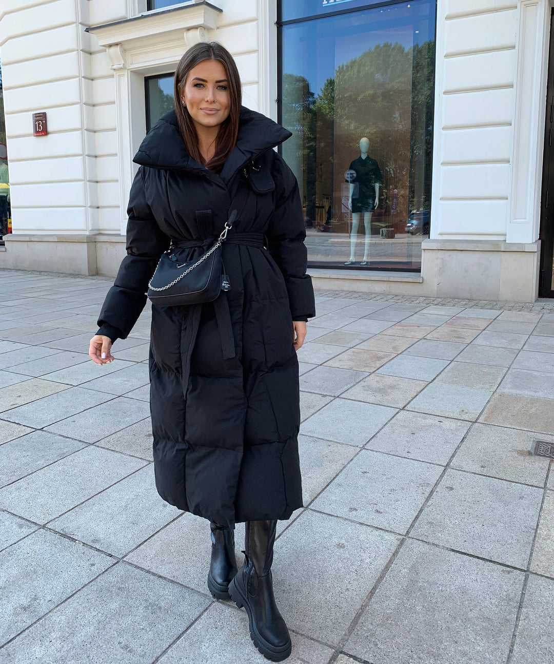 Lucy | Women's Oversized Black Winter Jacket