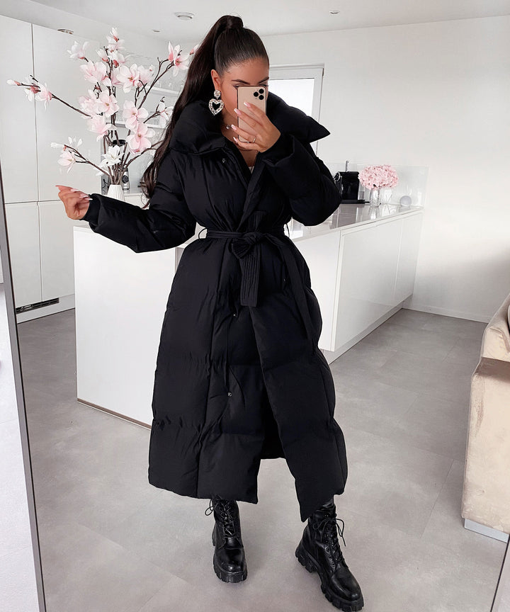 Lucy | Women's Oversized Black Winter Jacket