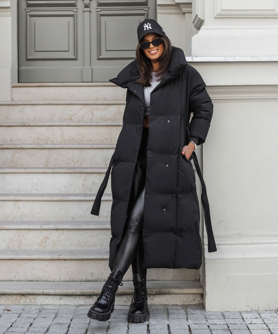 Lucy | Women's Oversized Black Winter Jacket