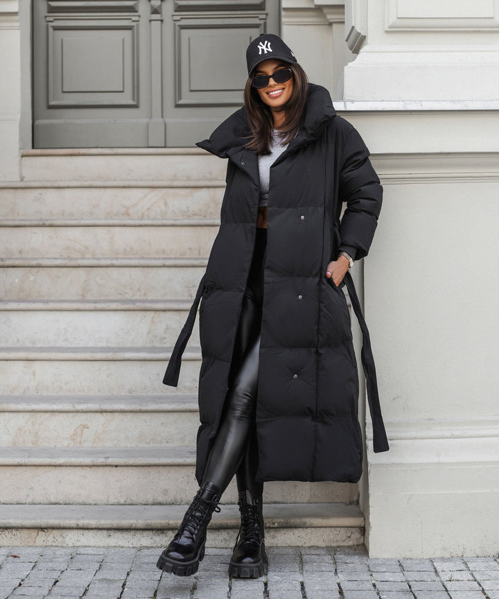 Lucy | Women's Oversized Black Winter Jacket