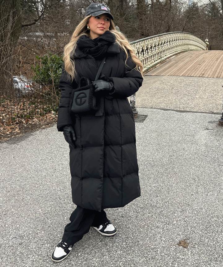 Lucy | Women's Oversized Black Winter Jacket