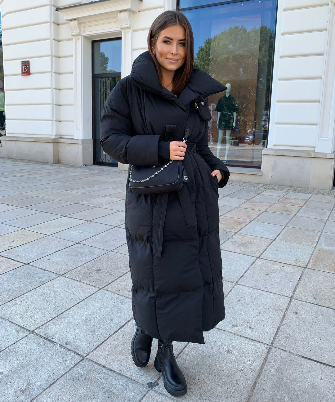 Lucy | Women's Oversized Black Winter Jacket
