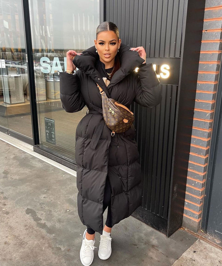 Lucy | Women's Oversized Black Winter Jacket