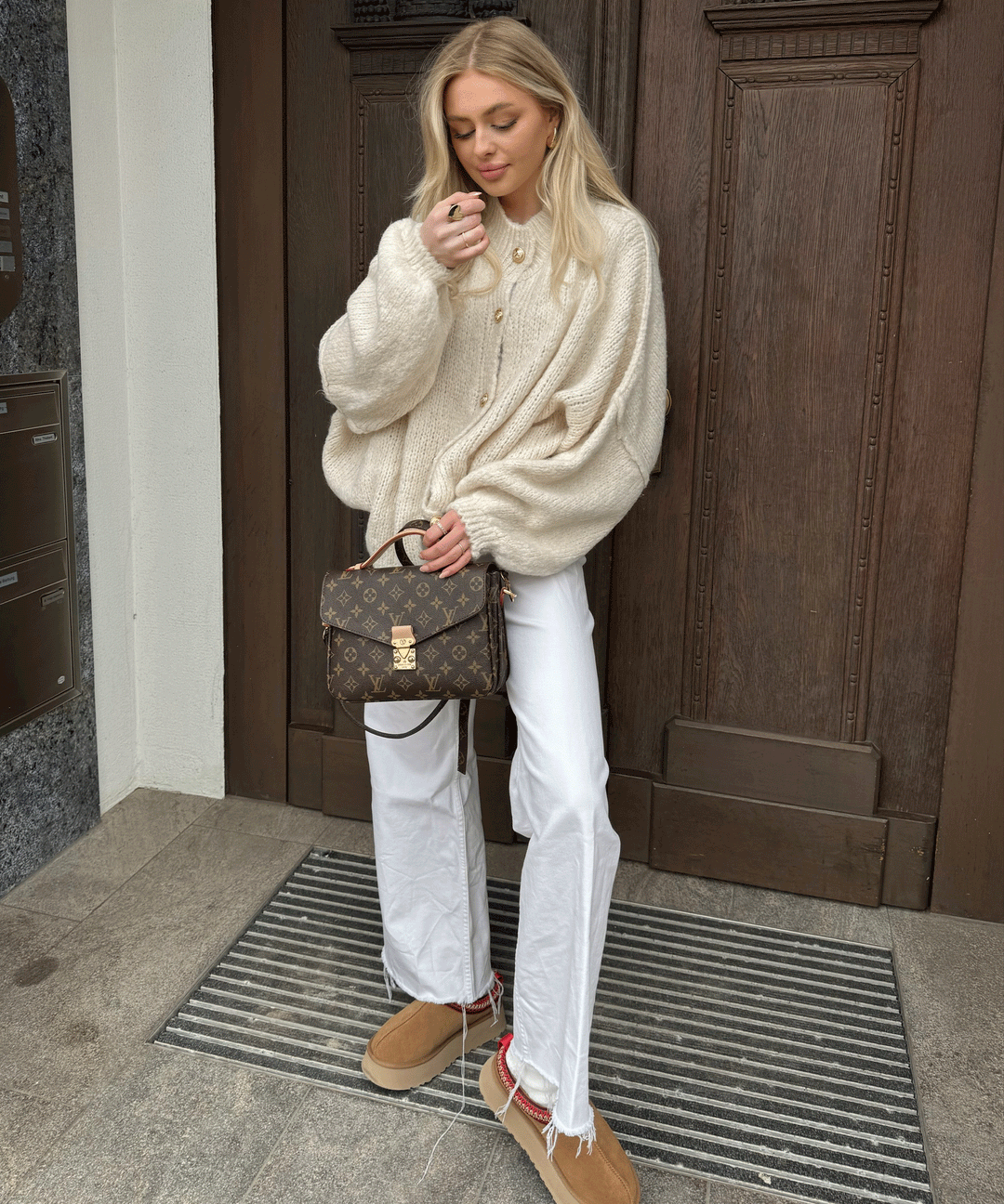 Anna | Women's Beige Oversized Sweater