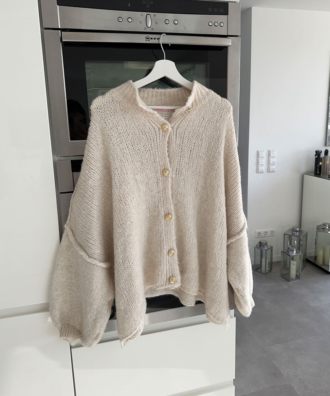 Anna | Women's Beige Oversized Sweater