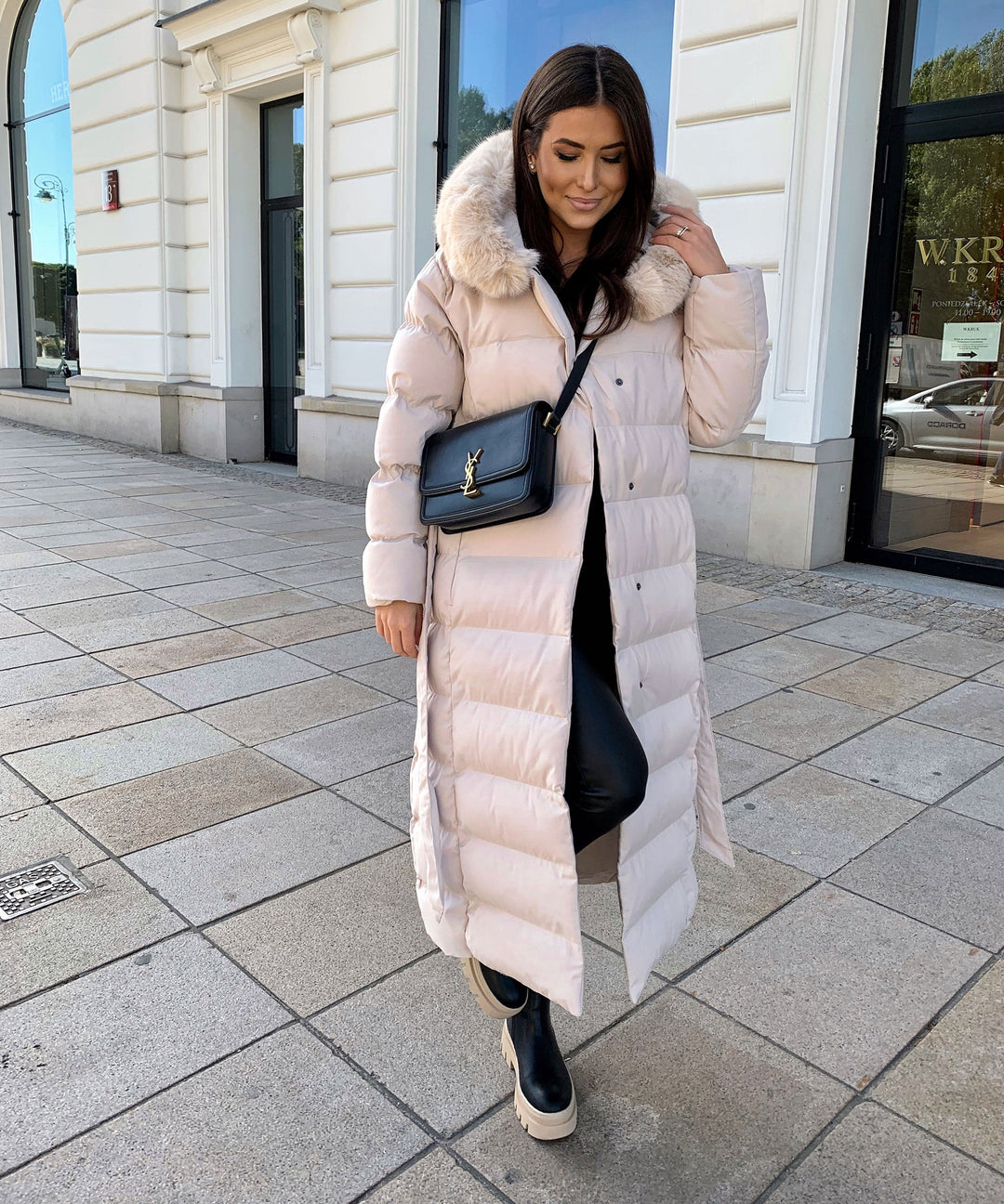 Annabelle | Women's Beige Winter Jacket Parka