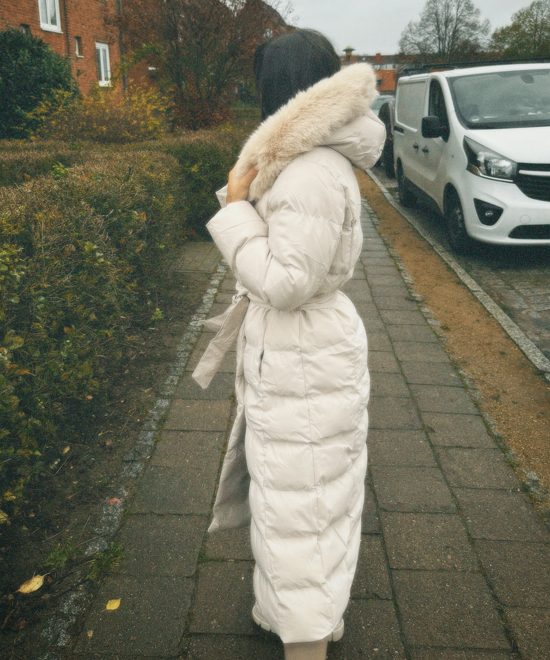 Annabelle | Women's Beige Winter Jacket Parka