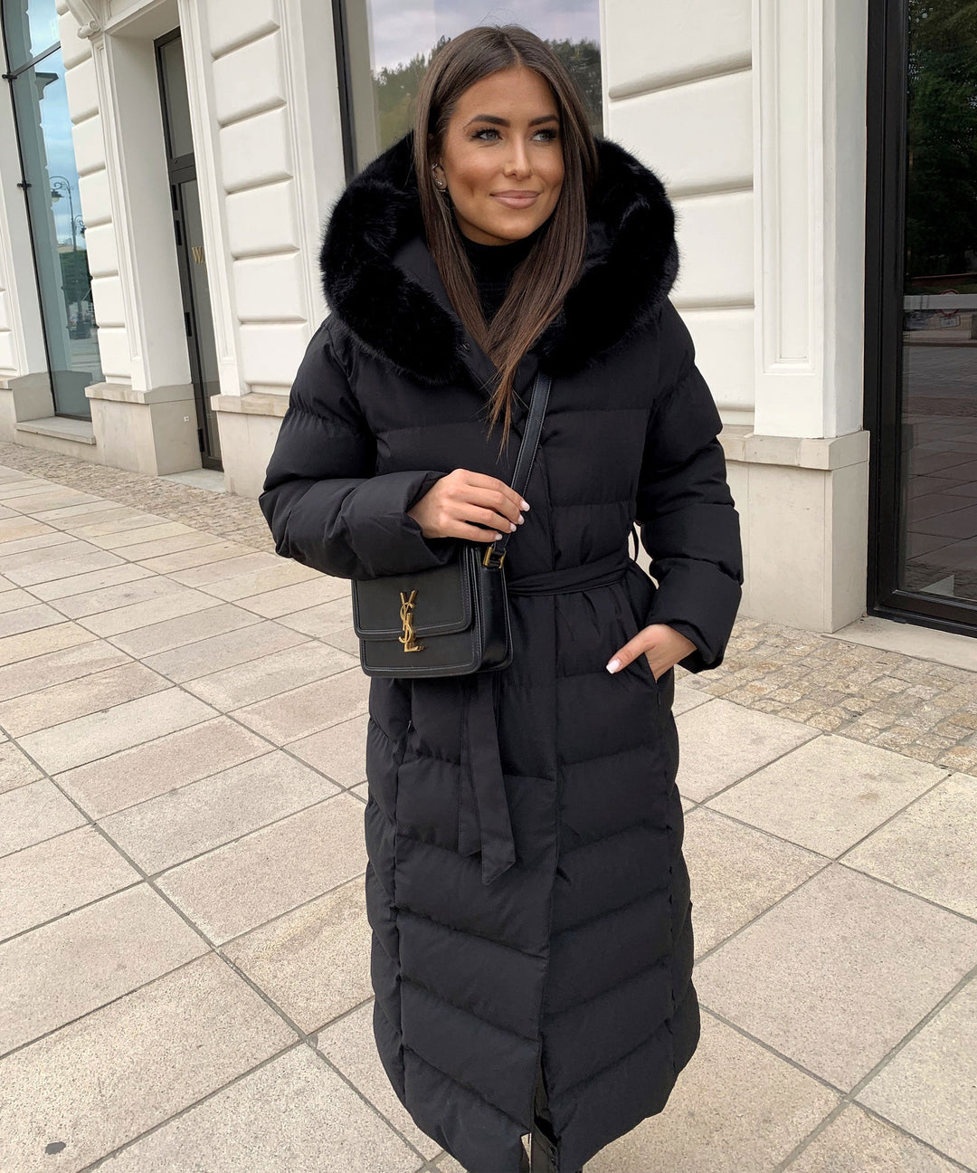 Eliza | Women's Black Winter Jacket Parka