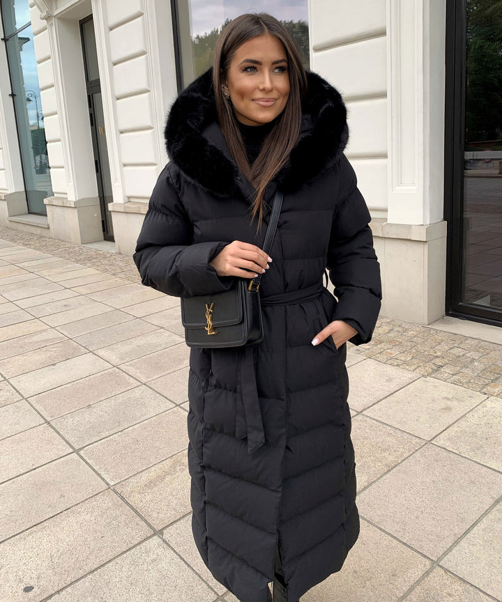 Eliza | Women's Black Winter Jacket Parka