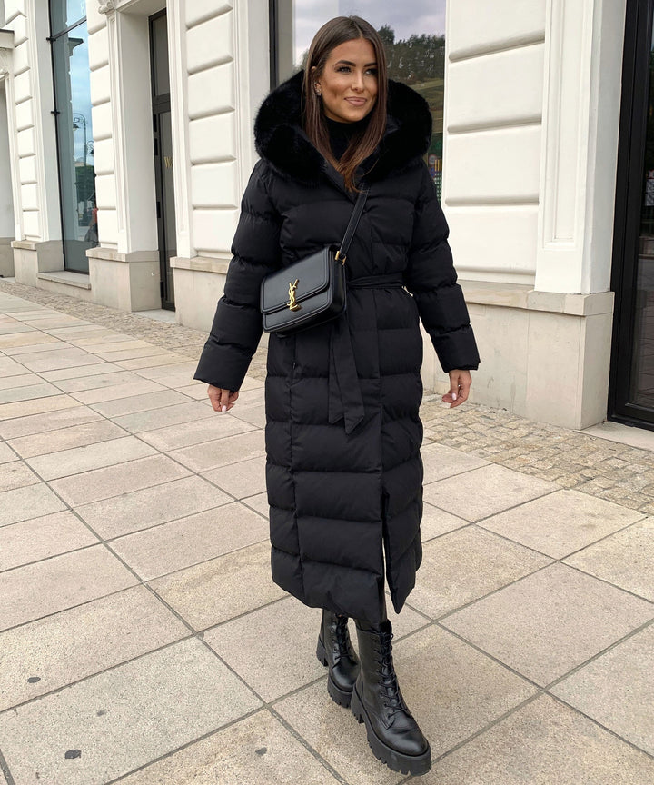 Eliza | Women's Black Winter Jacket Parka