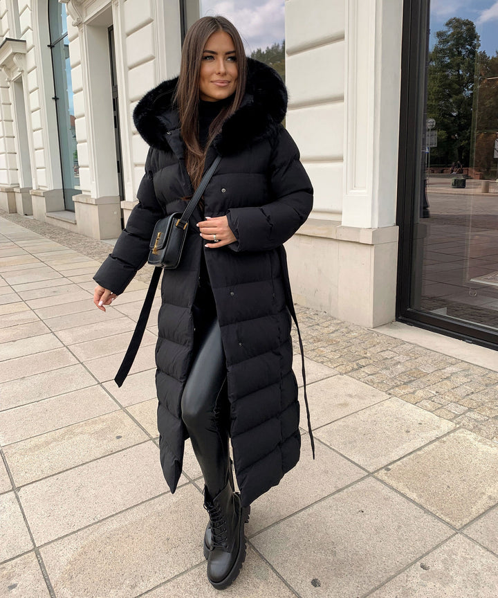 Eliza | Women's Black Winter Jacket Parka