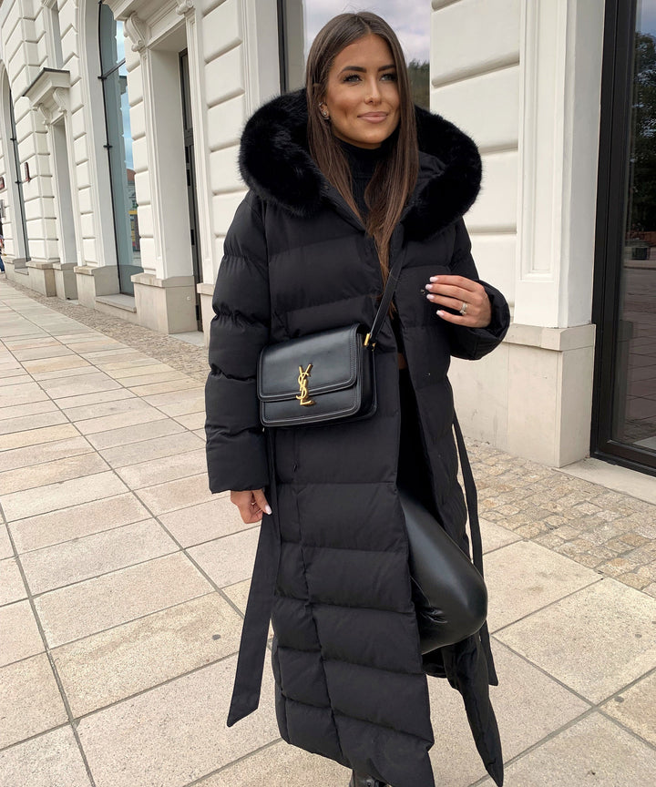 Eliza | Women's Black Winter Jacket Parka