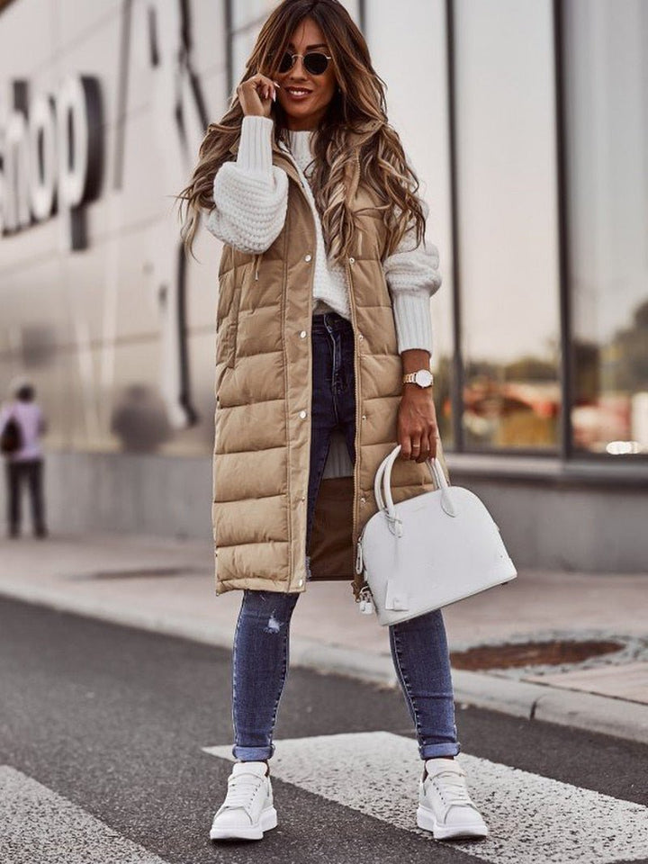 Annie | Women's Quilted Vest with Hood