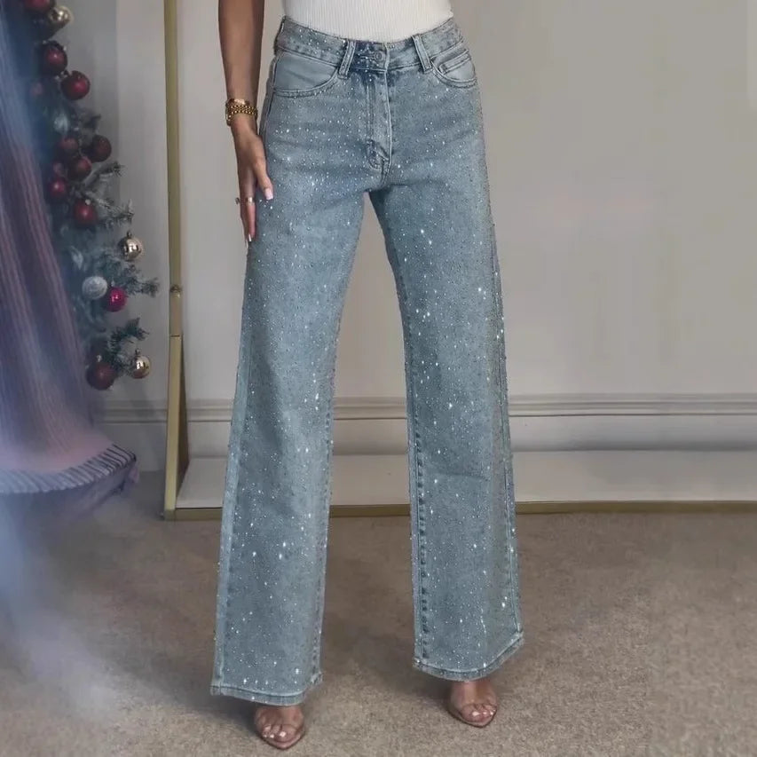 Evelyn | Women's Sparkling Style Casual Mom Jeans
