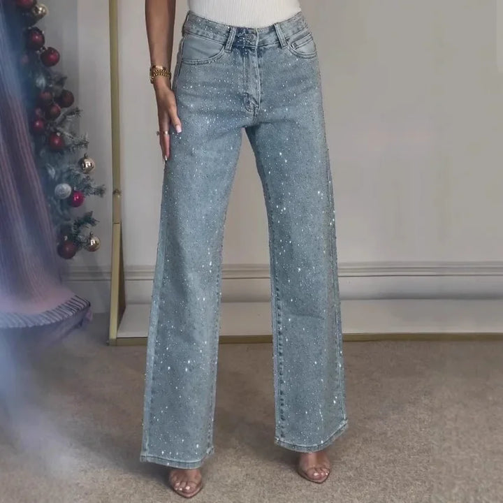 Evelyn | Women's Sparkling Style Casual Mom Jeans