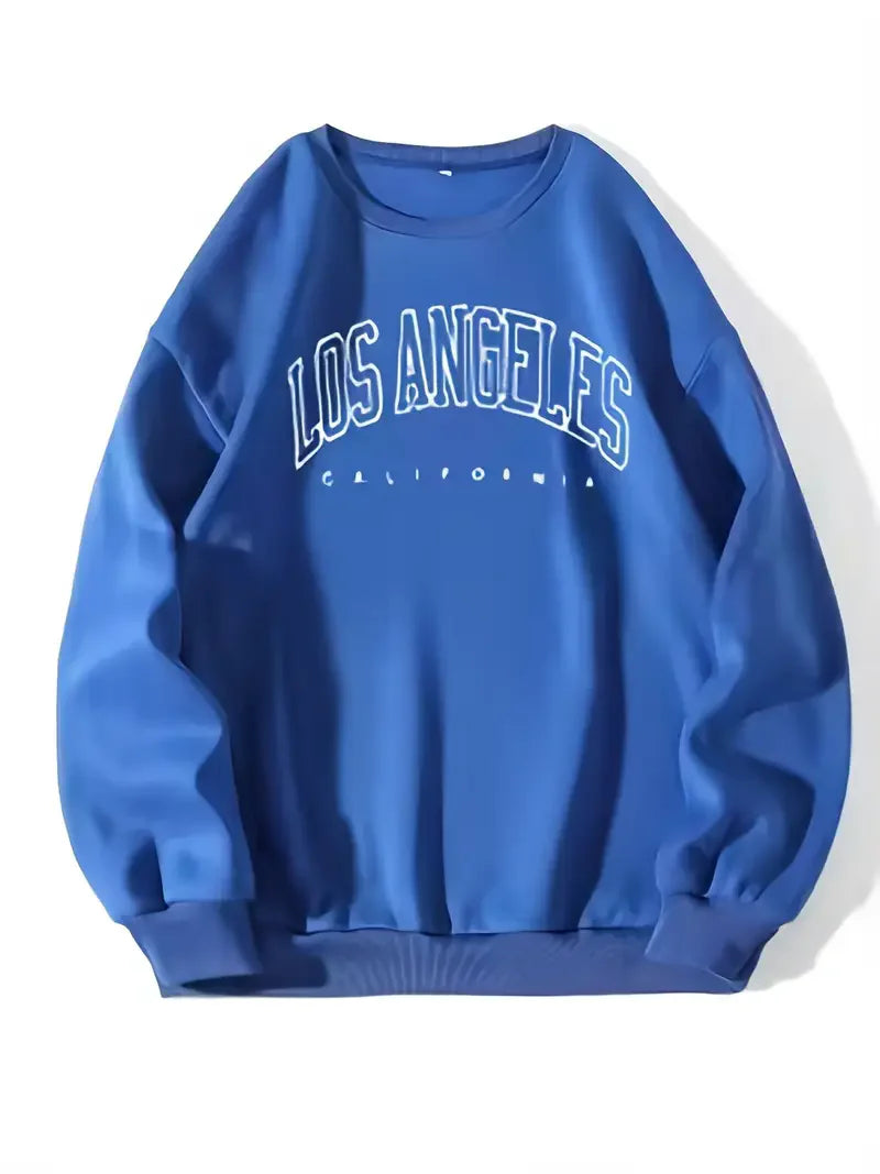 Rose | Women's Printed Winter Sweater Crewneck