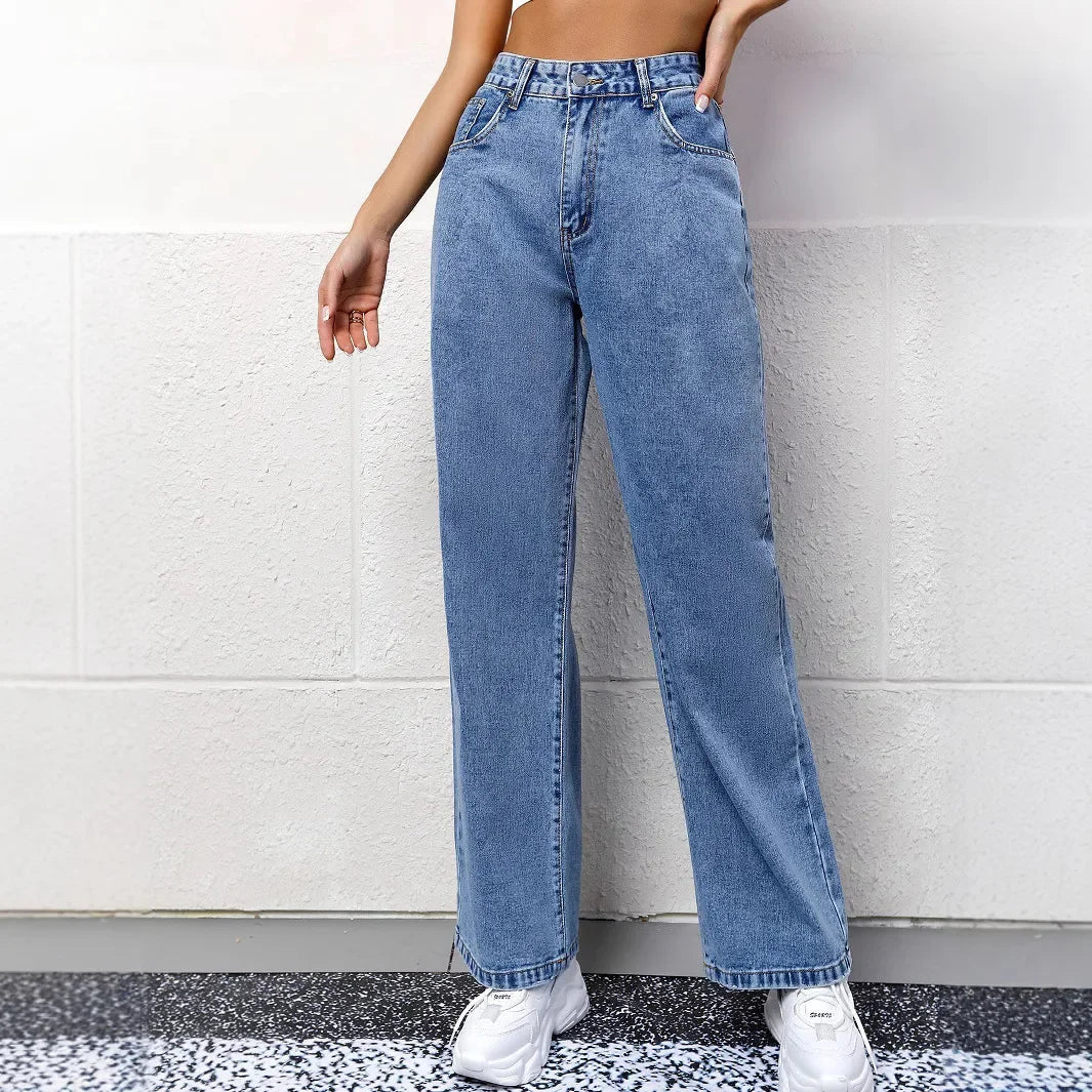 Sophia | Women's High Waist Casual Mom Jeans