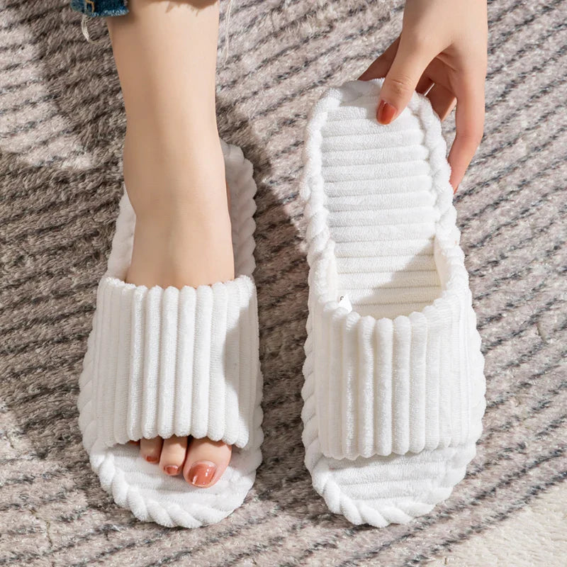 Sophia | Women's Open-Toe Indoor Slippers