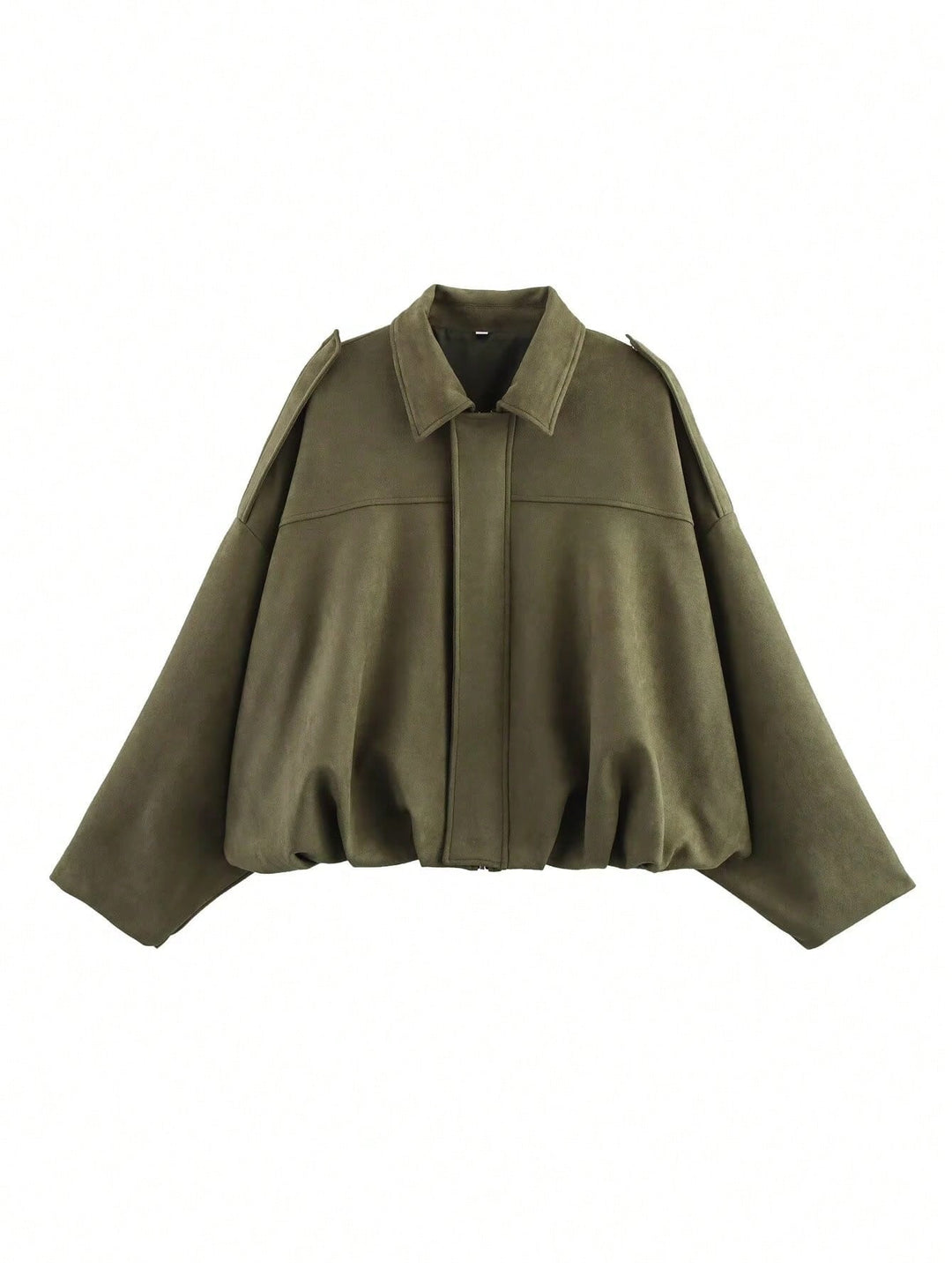 Amelia | Suede Textured Pilot Jacket