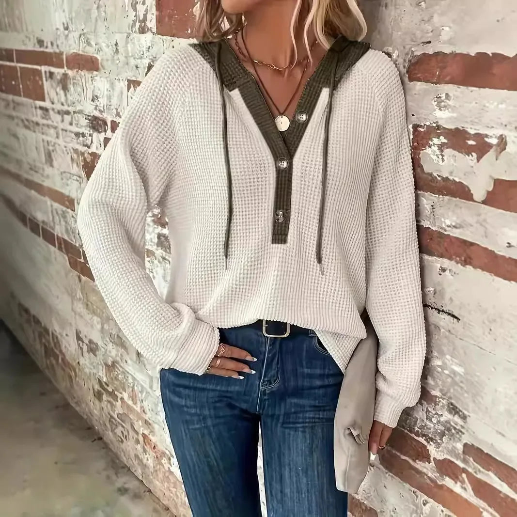 Isabelle | Cozy Women's Hooded Winter Sweater